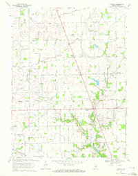 Rosston 1969 topographic map thumbnail