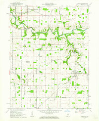 Russiaville 1961 topographic map thumbnail