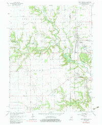 Saint Bernice 1966 topographic map thumbnail