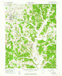 Saint Meinrad 1960 topographic map thumbnail