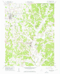 Saint Meinrad 1960 topographic map thumbnail