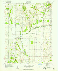 Saline City 1957 topographic map thumbnail