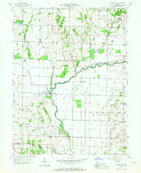 Saline City 1957 topographic map thumbnail