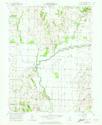 Saline City 1957 topographic map thumbnail