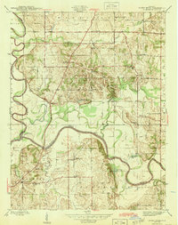 Sandy Hook 1945 topographic map thumbnail