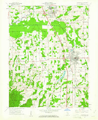 Scottsburg 1960 topographic map thumbnail