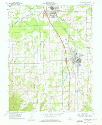 Scottsburg 1960 topographic map thumbnail