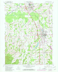 Scottsburg 1960 topographic map thumbnail