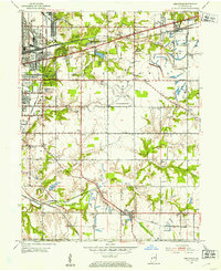 Seelyville 1952 topographic map thumbnail