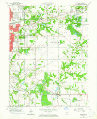 Seelyville 1963 topographic map thumbnail