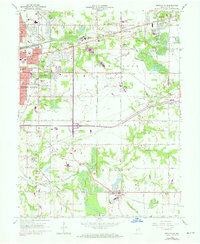 Seelyville 1963 topographic map thumbnail