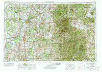 Vincennes 1956 topographic map thumbnail
