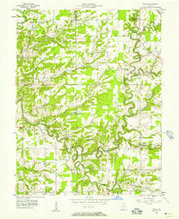 Volga 1956 topographic map thumbnail