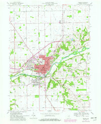 Wabash 1963 topographic map thumbnail