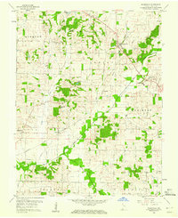Wadesville 1959 topographic map thumbnail