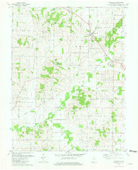 Wadesville 1981 topographic map thumbnail