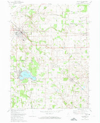 Walkerton 1972 topographic map thumbnail