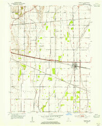 Wanatah 1953 topographic map thumbnail