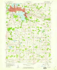 Warsaw 1957 topographic map thumbnail