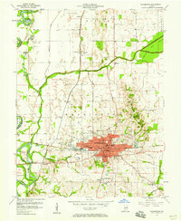Washington 1957 topographic map thumbnail
