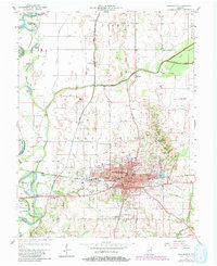 Washington 1957 topographic map thumbnail