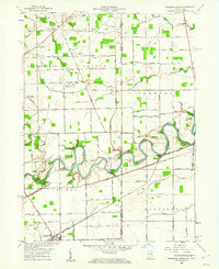 Woodburn North 1958 topographic map thumbnail