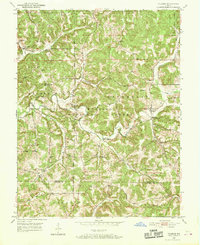 Valeene 1950 topographic map thumbnail