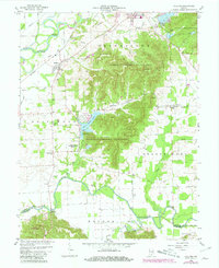 Vallonia 1959 topographic map thumbnail