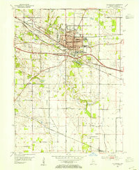 Valparaiso 1953 topographic map thumbnail