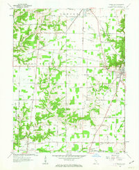 Versailles 1961 topographic map thumbnail