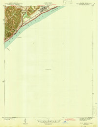 Vevay South 1943 topographic map thumbnail