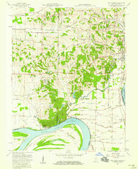 West Franklin 1957 topographic map thumbnail