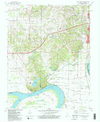 West Franklin 1981 topographic map thumbnail