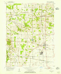 Westville 1953 topographic map thumbnail