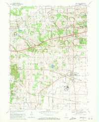Westville 1969 topographic map thumbnail