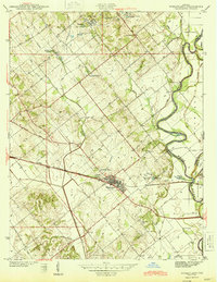 Wheatland 1944 topographic map thumbnail