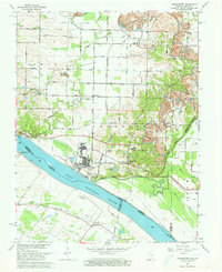 Yankeetown 1964 topographic map thumbnail