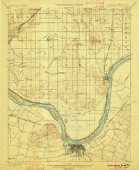 Owensboro topographic map thumbnail