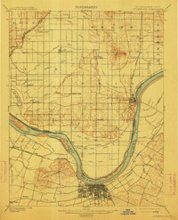 Owensboro 1901 topographic map thumbnail