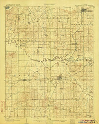 Petersburg 1903 topographic map thumbnail