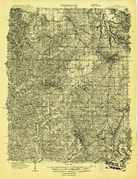 Bloomington 1908 topographic map thumbnail