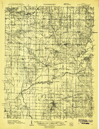 Clay City 1908 topographic map thumbnail