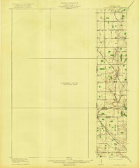 College Corner 1918 topographic map thumbnail