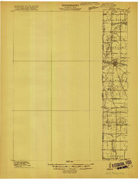 Fort Recovery 1915 topographic map thumbnail