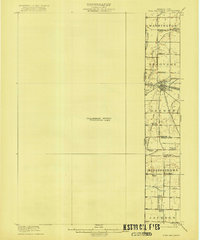 Fort Recovery 1918 topographic map thumbnail