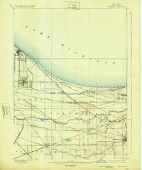 Toleston 1900 topographic map thumbnail