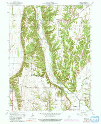 Mecca 1963 topographic map thumbnail