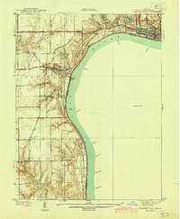 Madison West 1939 topographic map thumbnail