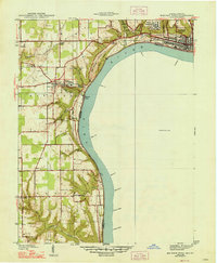 Madison West 1948 topographic map thumbnail