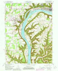 Madison West 1964 topographic map thumbnail